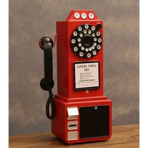 빈티지전화기 클래식 전화기 전화기빨간색 옛날전화기 유 화기 턴테이블 골동품 회전 카메라