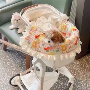 소형견유모차 노견 산책 소형견 유모차 애견 분리 경량 고양이