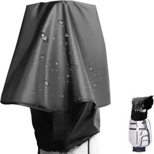 비어스 골프백 레인 커버 방수 후드 보호 블랙 팩 내구성이 뛰어난 경량 클럽백 남성 여성 골퍼용 레인코트