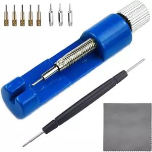 TICFROG 시계 링크 제거 키트 손목시계 팔찌 조절 및 도구 스트랩 크기 조절용 핀 리무버 추가 교체가