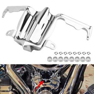 로드글라이드 1 세트 크롬 오토바이 태핏 리프터 블록 액센트 커버 할리 트윈 캠 투어링 스트리트 글라이드로드 킹 Softail Fat Bob