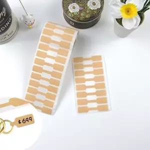 [셀러에이드]500P 가격표 스티커 액세서리 크라프트 메모 케이블