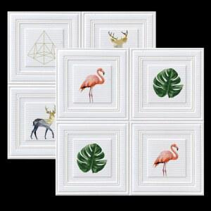 폼블럭벽지 벽돌 실크 배경벽지 벽면데코타일 스티커 욕실문 부착 입체벽 현관타일셀프 침실