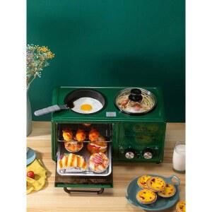 미니 오븐 다기능 찜기 분리형 스테인레스 아침 정밀 단일상품 워머 토스터기 데스크탑