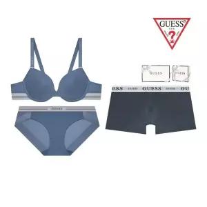 게스 언더웨어 (선물포장/쇼핑백) 그레이블루 커플속옷세트 OEWBR191BP191DR163DBU 2101770