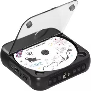 듀얼 스테레오 스피커가 장착된 ENVYCLOUD CD 플레이어 휴대용 헤드폰이 가정용 블루투스가 충전식