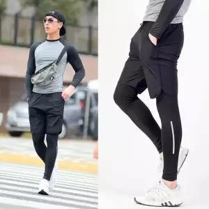 BS DHO3368BK 남자레쉬가드비치웨어테잎반바지 남성래쉬가드