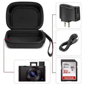 카메라 가방 하드 케이스 Canon G9X G7X III SX620 Sony ZV1 RX100 V VA IV 드리프트 고스트 XL Gopro Hero