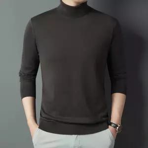 남성 니트 이너 가을 터틀넥 긴팔 폴라 청바지 누에고치+면울 원픽3