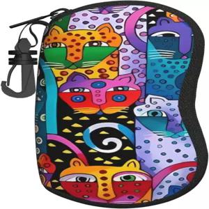 안라곤 안경 케이스 선글라스 파우치 네오프렌 소프트 백 남성용 지퍼 포함 내구성 휴대용