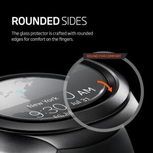삼성 호환 기어 S2 S3 클래식 프론티어 스포츠 시계 9H  유리 스크린 프로텍터 보호 필름 스크래치 방지 방