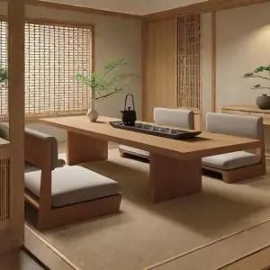 커피 티 원목 좌식테이블 나무 거실테이블 좌탁