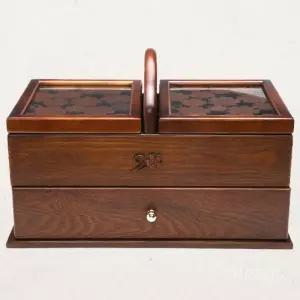 원목 반짇고리함 재봉 바느질 수예 케이스 보관함