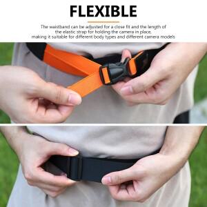 DSLR 카메라 벨트 마이크로 싱글 전기 등산  사이클링 허리 가방 야외 스트레스 해소  악세사리 포함