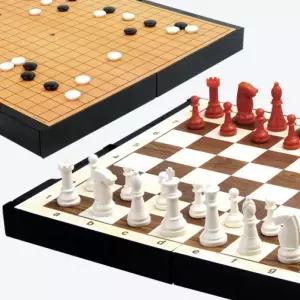 양면 소형 자석 양면세트 보드게임 바둑+체스(양면)-M-150