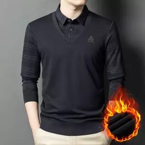 훌리오 가을 투피스 남자트레이닝복세트 기모 티셔츠 반팔 긴팔 상의 세트 바캉스 스타일 비즈니스 UNO3