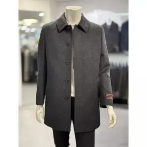 [바쏘옴므]BASSO 세이브존01 차콜 그레이 울 블랜드 스탠다드 맥코트 BSZ4CJ99A_P414848804