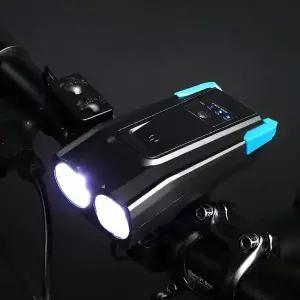 자전거 킥보드 대용량 라이트 전조등 전자벨 LED 블루