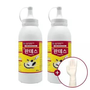 뉴 판데스 350g 하이킬라데드라인산제 가루형 해충박멸 퇴치약 2개 라텍스 장갑1개 포함
