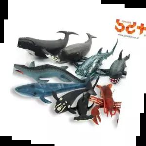 소프트동물장난감 반디 해양동물 소프트 상어 고래 장난감 9종세트