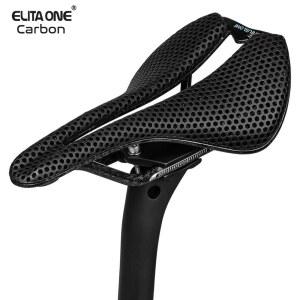 뒷자리 Elitaone 3D 프린트 자전거 새들 카본 로드 MTB 대회 컴포트 250x140mm