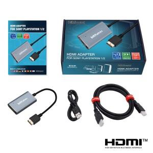 비트펀엑스 PS2 to HDMI RGB YPbPr 스위치가 PS1 플레이스테이션 1/2 게임 콘솔용 호환 컨버터