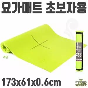 PVC 요가 매트 0.6cm 6mm 초보자 스트레칭 헬스 집