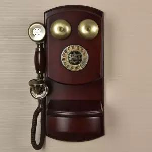 벽걸이 전화기 다이얼 레트로 소품 카페 벽걸이형 장식품 복고 레트로전화기 표준 일반