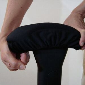 싱글 오피스 의자 부품 암 패드 팔걸이 커버 쿠션 홈  팔꿈치 베개 1개