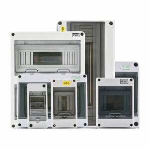 XIONGISOLAR HT 시리즈 정션 박스 2/3/5/8/12/15/18/24WAY PC 플라스틱 실외 전기 IP65 방수 배전함