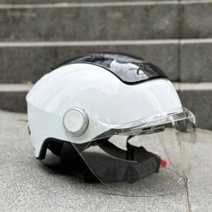 여름 헬멧 하프 편안한 고양이귀 오토바이헬멧 바이크 조합 여성 스냅백헬멧