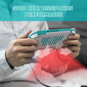 닌텐도 호환 스위치 라이트 호환  보호 핸들 인체 공학적 홀더 게임 컨트롤러 그립 콘솔 커버 브래킷 쉘 악