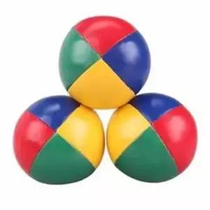 버라이어티 3볼 세트 저글링 공 장기자랑 글러브 정리함 서커스 고탄성 전문가