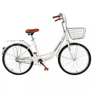 용자전거 26인치 출퇴근 클래식 여자 레트로 바구니