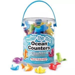 수세기칩72개 바다생물 고래 상어 유치원 초등생 딸아이 수학 그룹 숫자 5세 홈스쿨