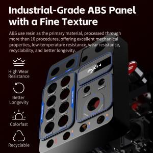 CB1 시뮬레이터 레이스 중앙 제어 박스 다기능 키 RGB 유로 트럭 레이싱 게임 커스텀 PC용