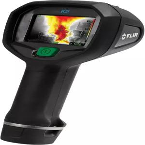 FLIR K2 소형 열 카메라 MSX 다중 스펙트럼 동적 이미징 최대 500°F의 온도에서 작동 가능 소방관용