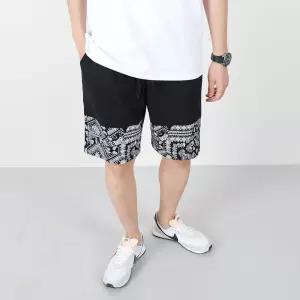 남자 여름 트레이닝 반바지 5부페이즐리 쇼츠