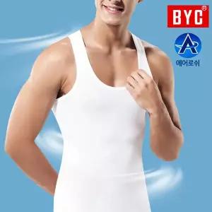 [BYC] 남성 기능성에어로쉬 민소매남런닝 BYA1117 1매입