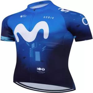 남성용 사이클링 바이크 저지 반팔 셔츠 후면 포켓 3개 + 지퍼 통기성 퀵 드라이