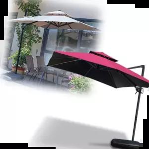 대형파라솔 옥상 테라스 정원 접이식 햇빛차단 그늘막