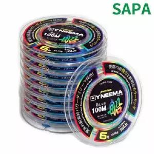 프리미엄 8합 5색 다이니마 합사 100M 0.8호