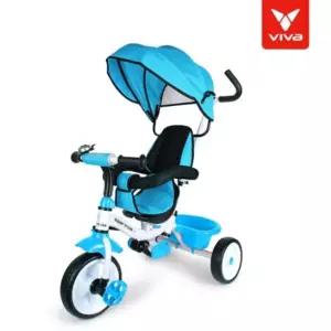 햇빛가리개 차양막 트라이크 바이크 블루 접이식 높이조절 아기산책 초경량 간편운반