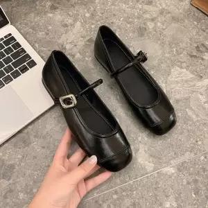 스트랩힐 펌프스 로퍼 프렌치 스퀘어 힐펌프스 단화 선녀풍 여자신발 원템3