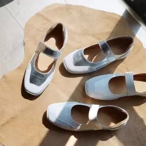 슈즈 메리제인 힐펌프스 플랫 양가죽 여자신발 스트랩힐 통굽 원템5