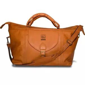 NBA 필라델피아 76ers 탠 가죽 탑 지퍼 여행 가방