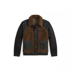 DOUBLE RL 브랜드관 RRL 플리스 패널 캔버스 자켓(MNRROTW16020189001)