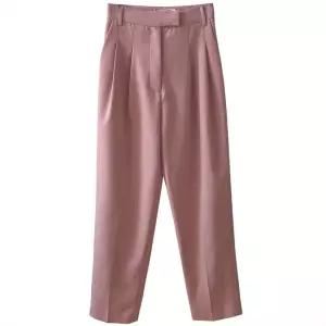 바지 화이트 가을 캐주얼 여친 얇은 데님팬츠 드롭핏 출근룩 일자 정장 SPO마켓3