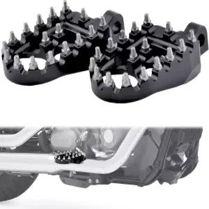 할리 데이비슨을 위한 Hutexico 360° 조절 가능한 와이드 팻 풋 페그 - 다이나 스포스터 언 883 팻보이