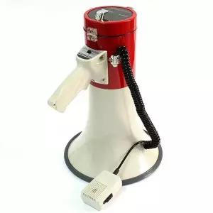 [셀러에이드]TBZ 25W 출력좋은 대형 메가폰 강의스피커 휴대용마이크 강의용품